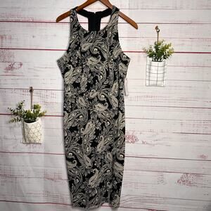 New Bisou Bisou Paisley Print Dress US Size 12